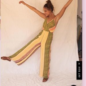 Lulus Striped Jumpsuit